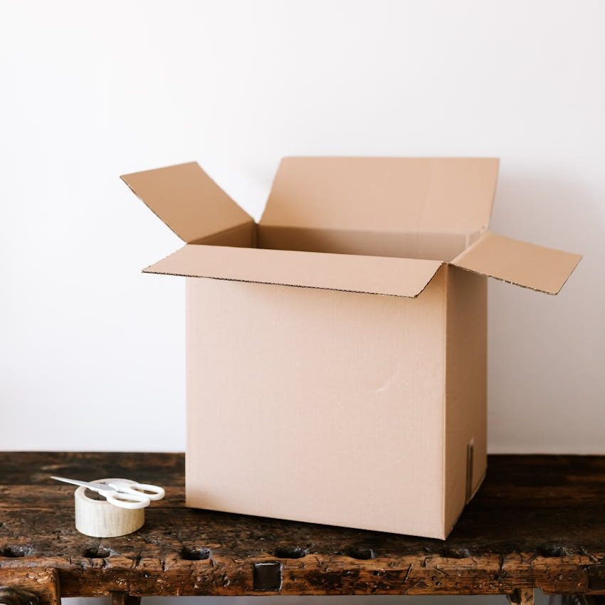 Image of cardboard box in the article about Messy Home